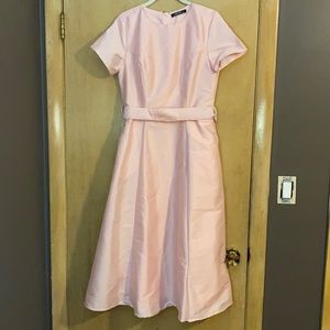 Pale Pink eShatki mid calf dress sz 8 worn once